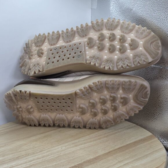 adidas NMD S1 Wonder Taupe Bliss Orange Boost Running Sneakers Trainers Mens 12 - Picture 8 of 9